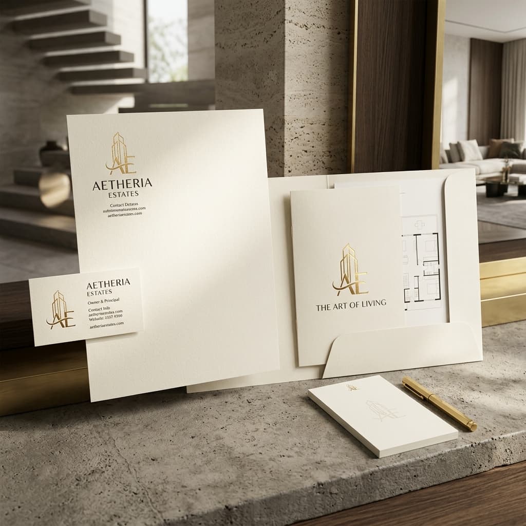 Aetheria Estates Branding